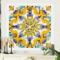 thumbnail image 1 of THE GEARS CLOCK Wall Clock with Real Moving Gears IT-LI_ 24 in Square Vietri, 1 of 2