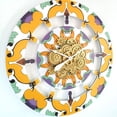 thumbnail image 1 of THE GEARS CLOCK Wall Clock with Real Moving Gears IT-LI_ 36 in Round Vietri, 1 of 1