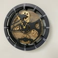 thumbnail image 1 of THE GEARS CLOCK Wall Clock with Real Moving Gears (Mantel clock)CA-LI_ 16 in Round Gold-Antique, 1 of 1
