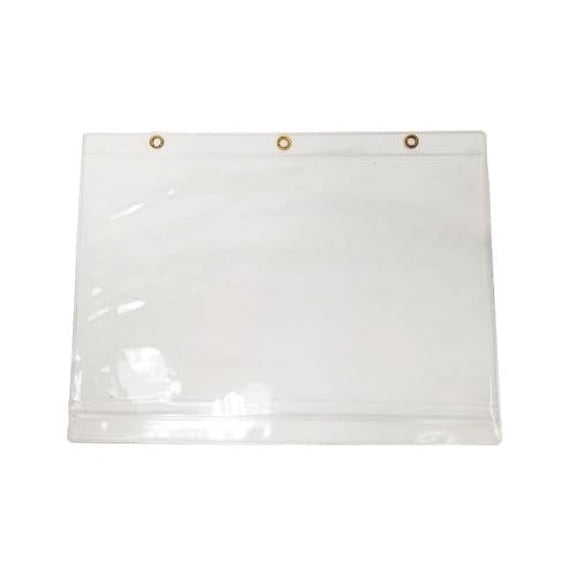 THE GLOBAL DISPLAY SOLUTION Vinyl Sign Transparent Envelope | Sealed for Outdoor/indoor Use | 11"W x 7"H