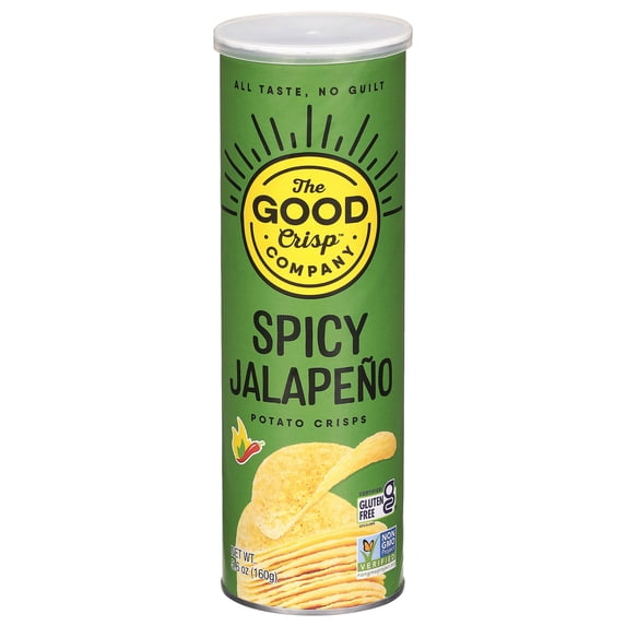 THE GOOD CRISP - Spicy Jalapeno Crisp Snack - 5.6 Oz, Case of 8