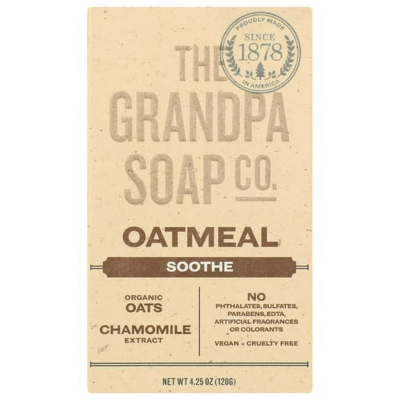 THE GRANDPA SOAP COMPANY OATMEAL SOAP