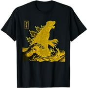 SYMNBLH THE GREAT MONSTER OFF KANAGAWA Golden Wave #TeamGodzilla T-Shirt