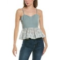 thumbnail image 1 of THE GREAT womens  The Camelia Top, 0, Blue, 1 of 3