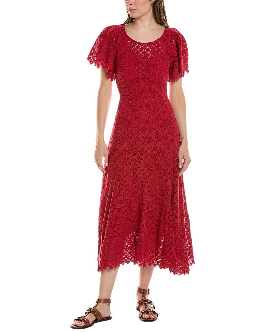 THE GREAT womens The Harmony Maxi Dress, 1, Red - Walmart.com