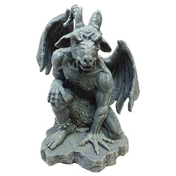 THE GUARDIAN SABBATIC WINGED GOAT GARGOYLE STATUE FIGURINE RESIN