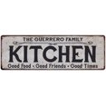 thumbnail image 1 of THE GUERRERO FAMILY KITCHEN Gift Chic Metal Sign 6x18 206180039292, 1 of 1