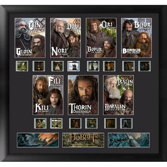 THE HOBBIT: AN UNEXPECTED JOURNEY (S1) FilmCells Presentation Limited Edition Montage Wall Art