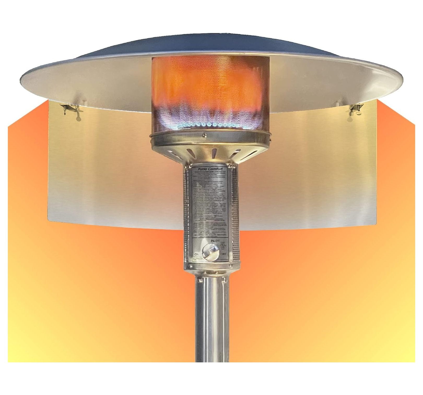 "THE " Heat Reflector for Patio Heaters The Market's First Quality