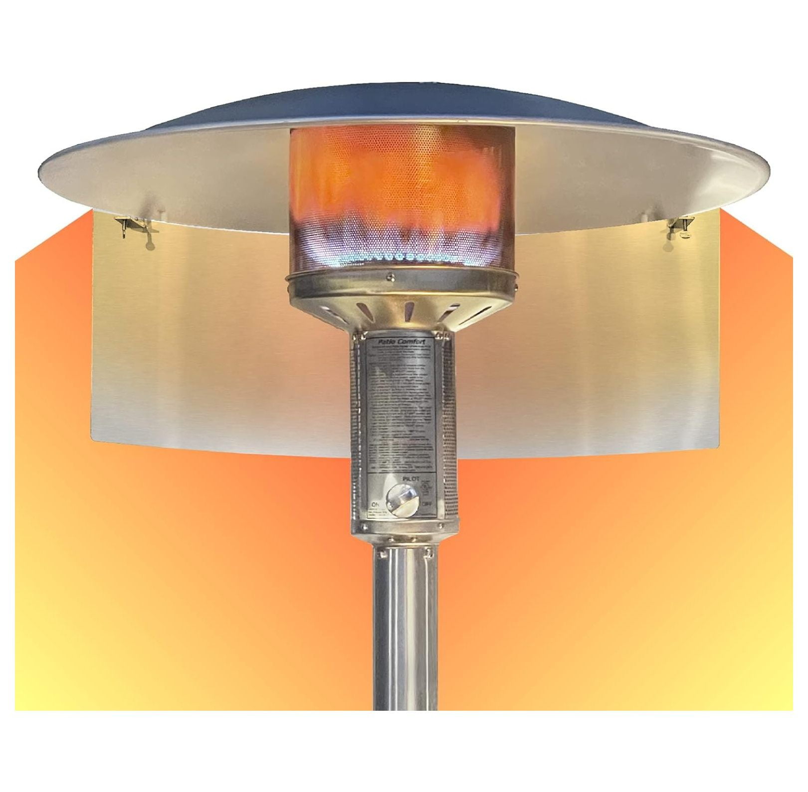 THE Heat Reflector for Patio Heaters The Market's First