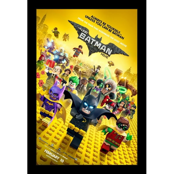 THE LEGO BATMAN MOVIE - 11x17 Framed Movie Poster