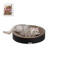 thumbnail image 1 of THE LICKER STORE Nelson 20.13" Modern Cardboard Round Bowl Cat Scratcher with Catnip, Ink, CSR1010H, 1 of 6