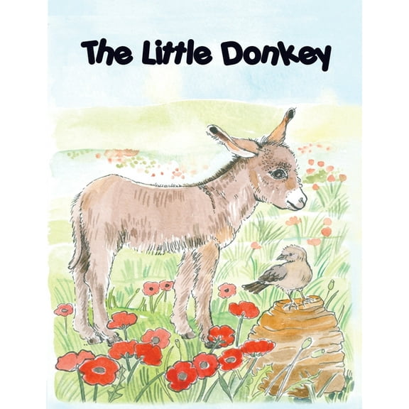 THE LITTLE DONKEY, children's colouring book, (Paperback)