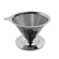 thumbnail image 1 of The London Sip Stainless Steel Coffee Dripper Pour Over Coffee Maker, Coffee Slow Brewing Accessories for Home, 1-4 Cup, 1 of 4
