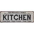 thumbnail image 1 of THE MAXWELL FAMILY KITCHEN Gift Chic Metal Sign 6x18 206180039459, 1 of 1