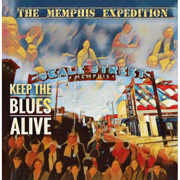 THE MEMPHIS EXPEDITON KEEP THE BLUES ALIVE / SONG OF DESIRE (Vinyl Record)