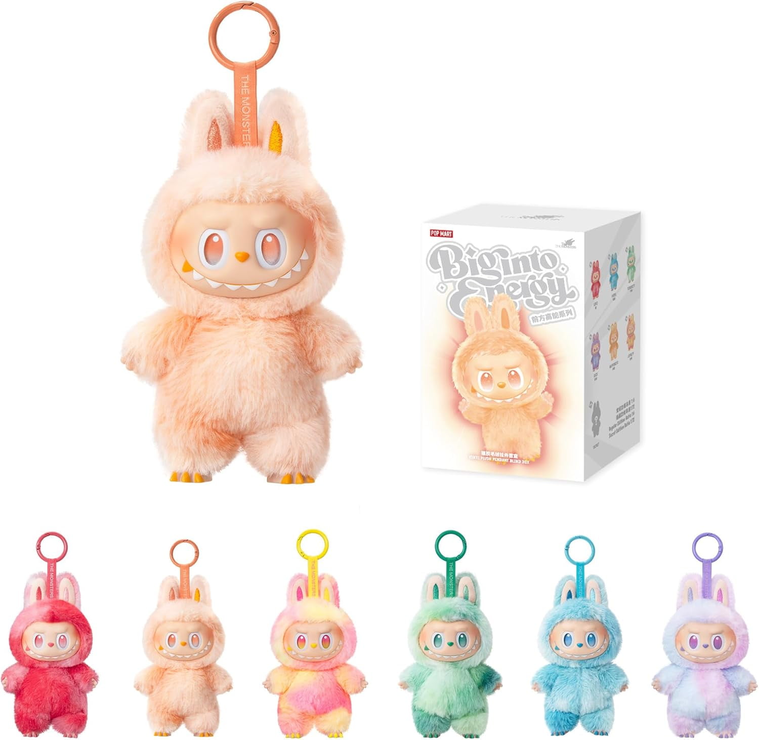 THE MONSTERS Big into Energy Series-Surprise Plush Pendant