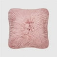 thumbnail image 1 of THE MOOD MDL236302 ECLECTIC SHEEPSKIN DOUBLE-SIDED 18'X18' PILLOW, ROSA, 1 of 1