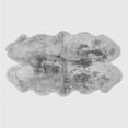 thumbnail image 1 of THE MOOD MDL2Q1105 MODERN SHEEPSKIN QUARTO PELT RUG, QUIET GRAY, 1 of 1
