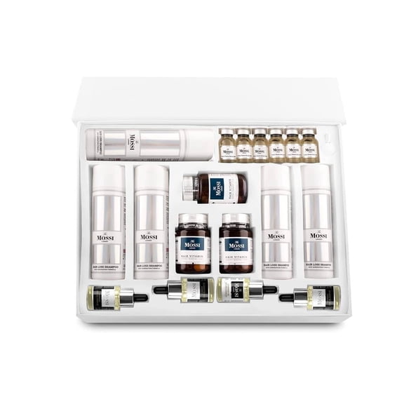 THE MOSSI LONDON Hair Growth Premium Kit For Men and Women, 6 Months Supply