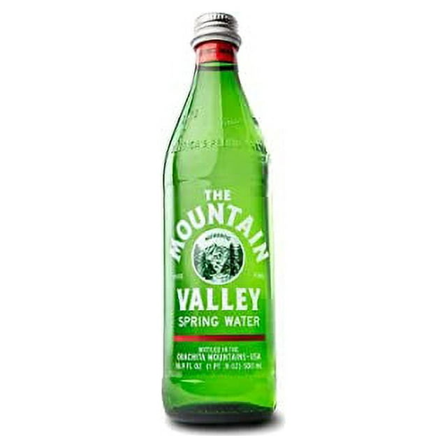THE MOUNTAIN VALLEY NATURAL PURE FINE 500 ML Glass Spring Water