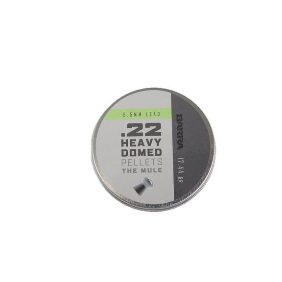 Barra Mule Heavy Dome 17.44 Grain .22 Caliber Pellets 250 Count