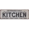 thumbnail image 1 of THE NAVARRO FAMILY KITCHEN Gift Chic Metal Sign 6x18 206180039389, 1 of 1