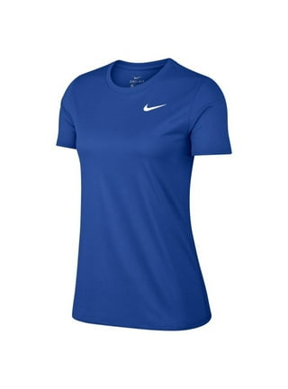 Nike Women's Fashion (NFL Los Angeles Rams) High-Hip T-Shirt in Blue, Size: Small | NKZZ96J95-06V