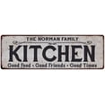 thumbnail image 1 of THE NORMAN FAMILY KITCHEN Chic Metal Sign 6x18 106180039462, 1 of 1