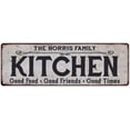 thumbnail image 1 of THE NORRIS FAMILY KITCHEN Chic Metal Sign 6x18 106180039327, 1 of 1
