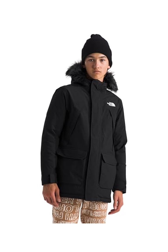 BOYS MCMURDO INSULATED PARKA SIZE YOUTH XS TNF BLACK