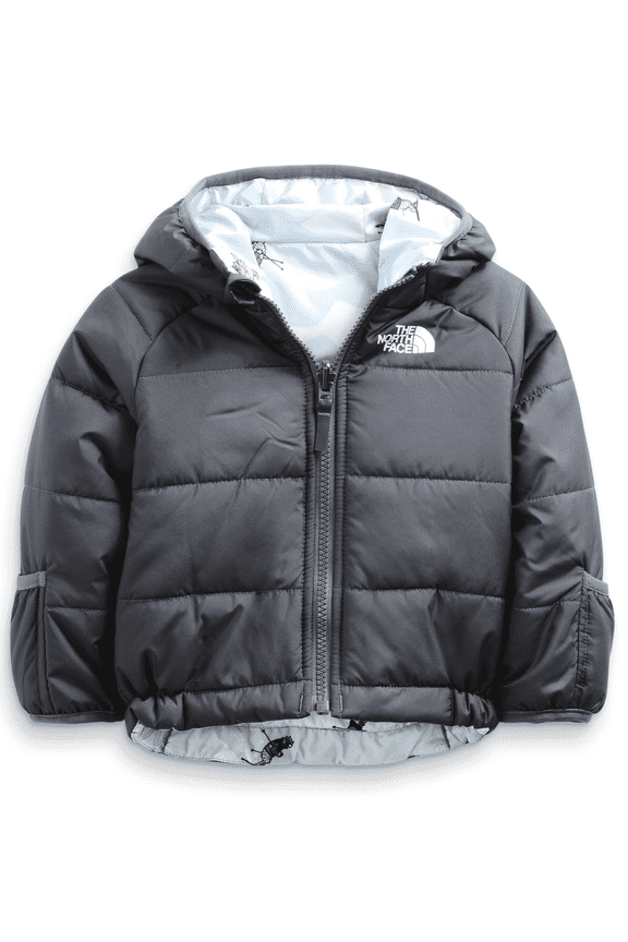 Baby Reversible Perrito Hooded Jacket, Vanadis Grey, 18-24 Months