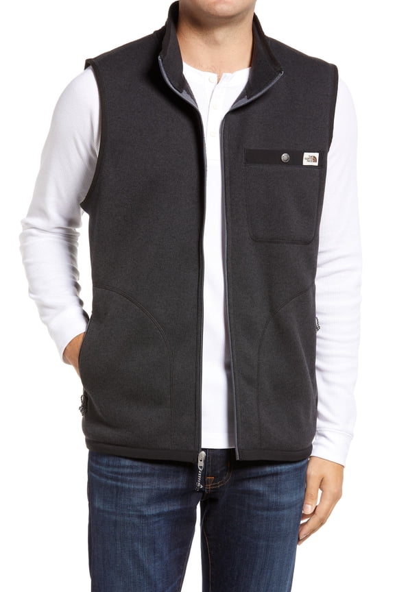 Gordon Lyons Full Zip Mens Vest    Color: Tnf Black Heather    Size: XX-Large