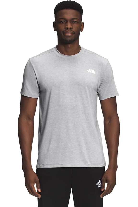 MEN'S PRINTED WANDER SHORT SLEEVE - SIZE: MEN M - GRAY HEATHER