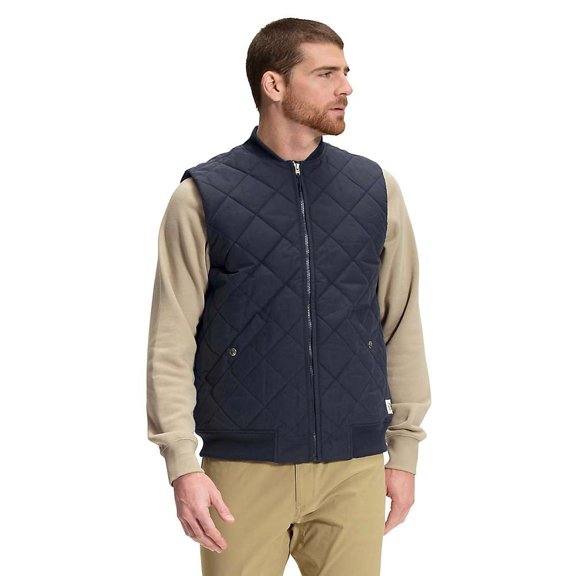 THE NORTH FACE Men's Cuchillo Insulated Vest, Aviator Navy/Bleached Sand, S