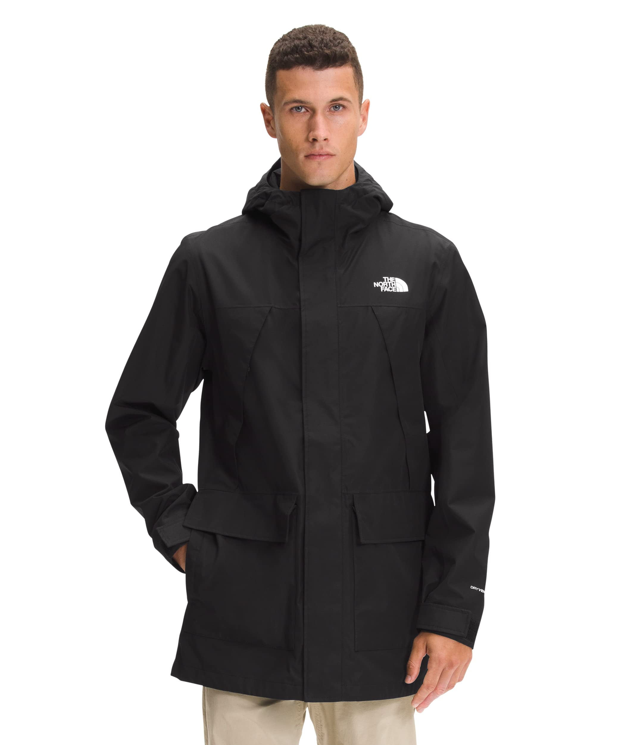 THE NORTH FACE Men's Cypress Rain Parka, TNF Black, XX-Large
