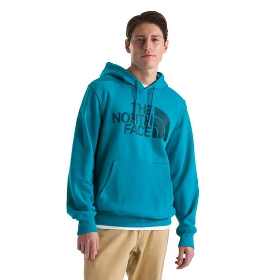 THE NORTH FACE Men's Half Dome Pullover Hoodie Standard and Big Size, Alkaline Blue/Midnight Petrol, Small