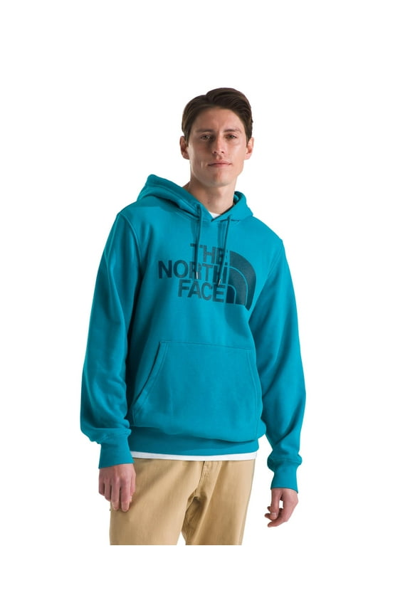 Men's Half Dome Pullover Hoodie Standard and Big Size, Alkaline Blue/Midnight Petrol, Small
