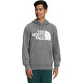 thumbnail image 1 of THE NORTH FACE Men's Half Dome Pullover Hoodie Standard and Big Size, TNF Meld Grey Heather/TNF White, X-Large, 1 of 3