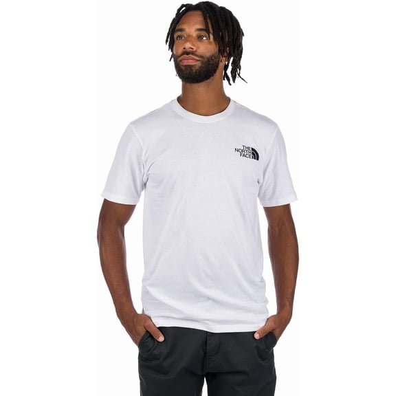 THE NORTH FACE Men's Short Sleeve Throwback 2.0 Tee Shirt White Large
