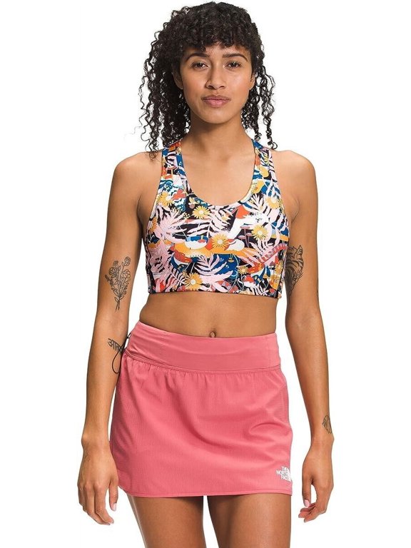 Printed Midline Bra Pink Size XS MSRP $50