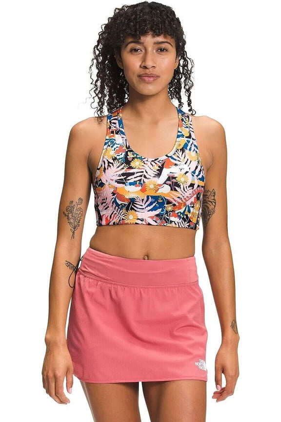 Printed Midline Bra Pink Size XS MSRP $50