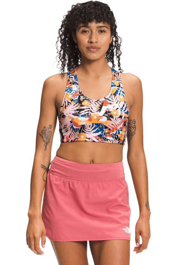 Printed Midline Bra TNF Black International Collection Print SM