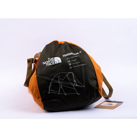 THE NORTH FACE Wawona 4P Tent, Light Exuberance Orange/Timber Tan/New Taupe Green