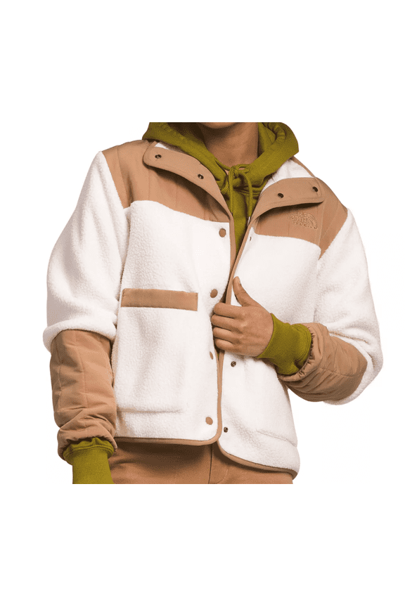 Women's Cragmont Snap-Front Fleece SHACKET Gardenia White/Almond Butter