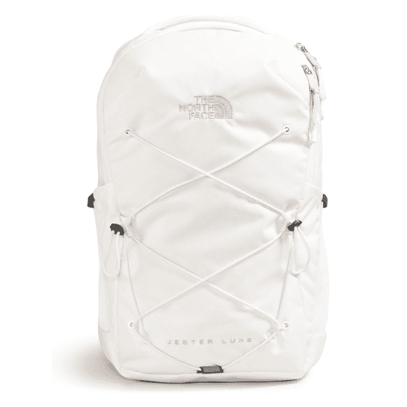 THE NORTH FACE Women's Every Day Jester Laptop Backpack, Gardenia White/Burnt Coral Metallic, One Size