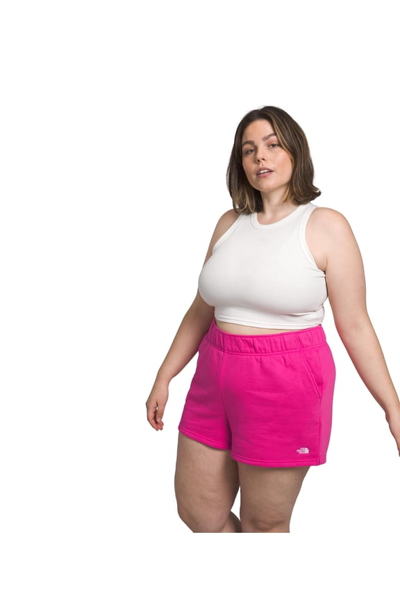 Women's Logo Shorts Active Solid Pink L New