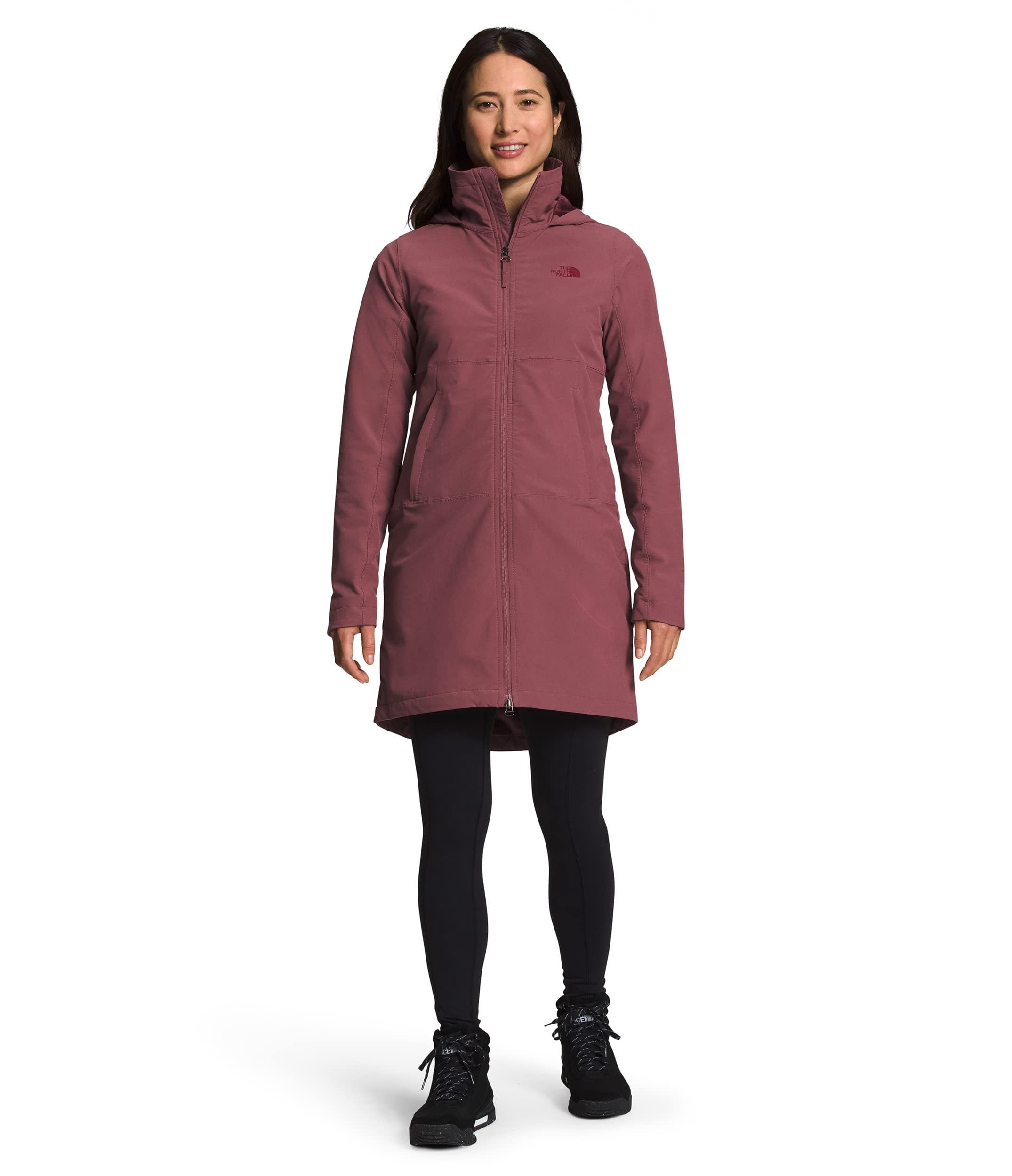 Women's Parka Length Full Zip Jacket Wild Ginger Pink XS