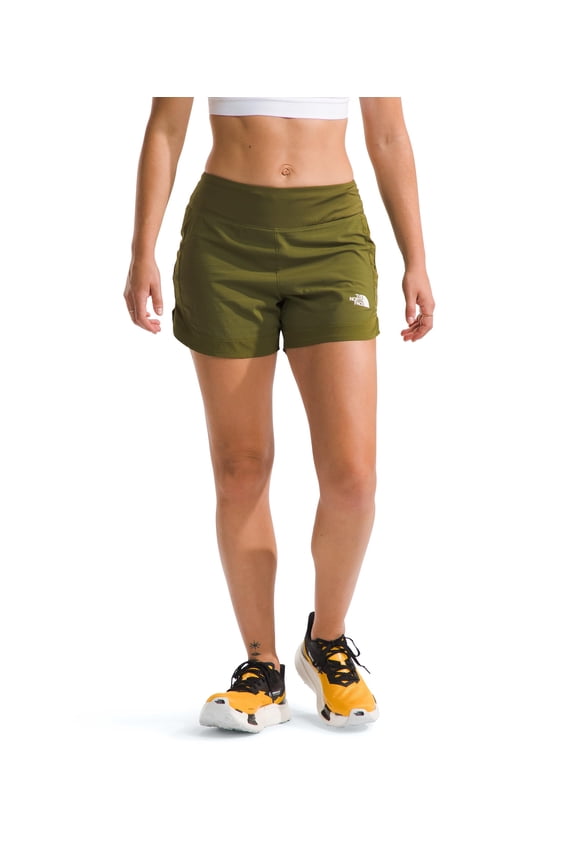 Women's Sunriser Short 4", Forest Olive, Medium Regular