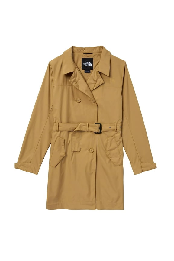 Women's Trench Coat Long Belted Jacket XL New